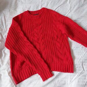 Vero Moda Women's Size XS Knit Fall Sweater - Red